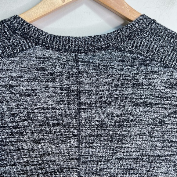 Rag & Bone Grey Heathered Lightweight Vneck Short Sleeve Shirt Size XS - Picture 6 of 9